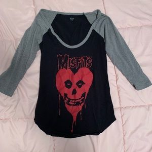 Misfits baseball tee